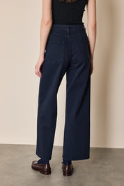Garment-dyed trousers