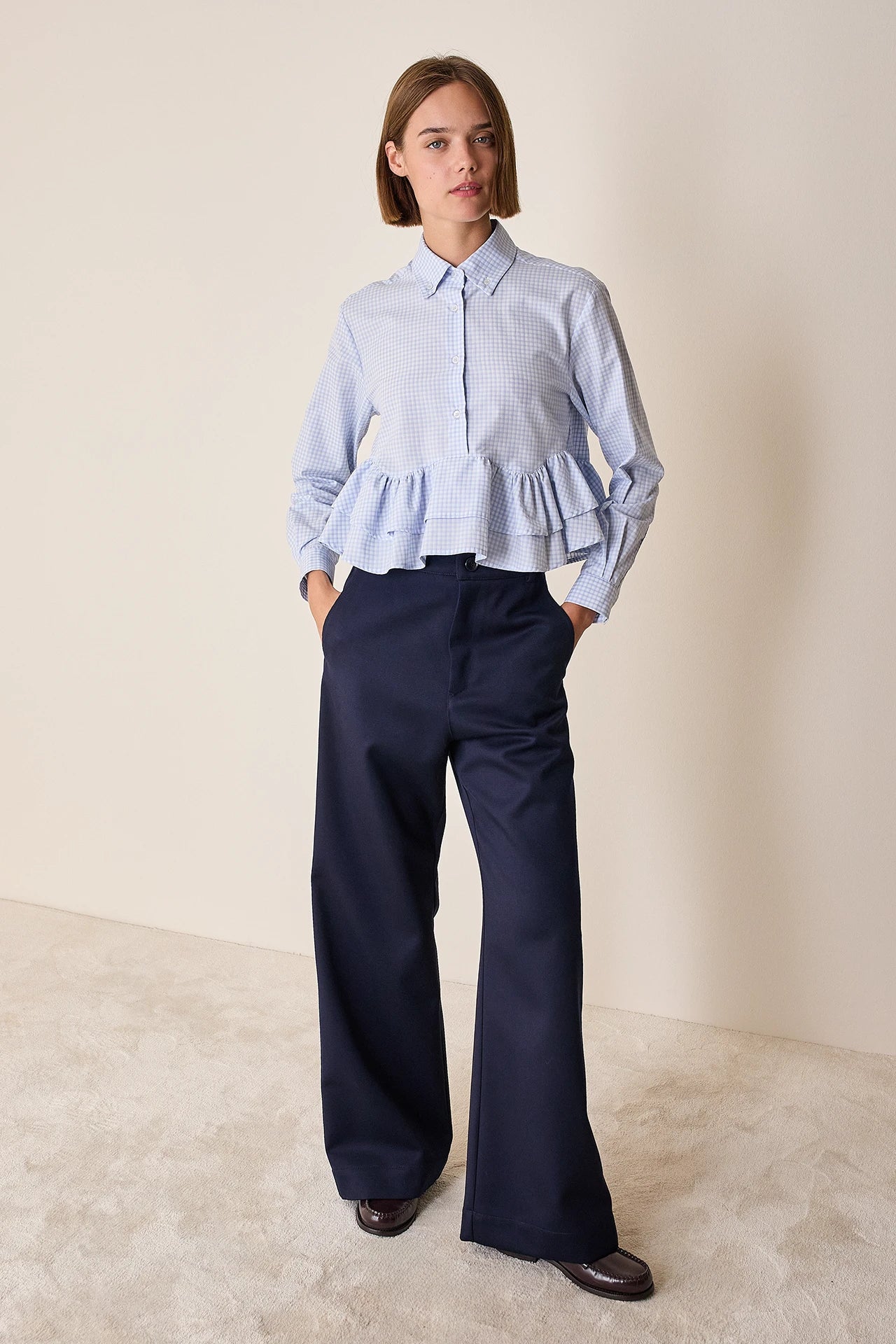 Camicia button-down con balzine
