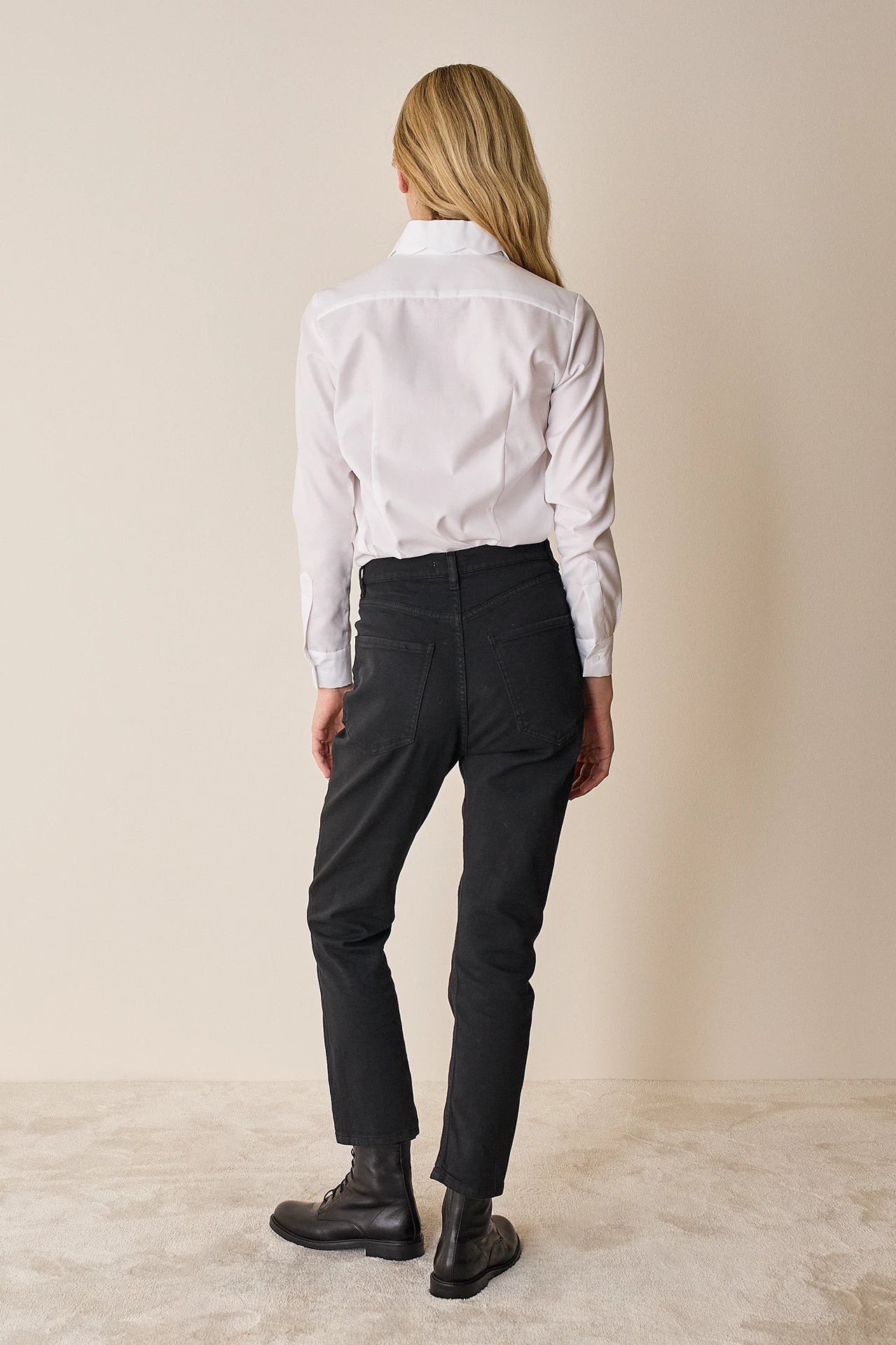 Pantaloni cinque tasche in cotone