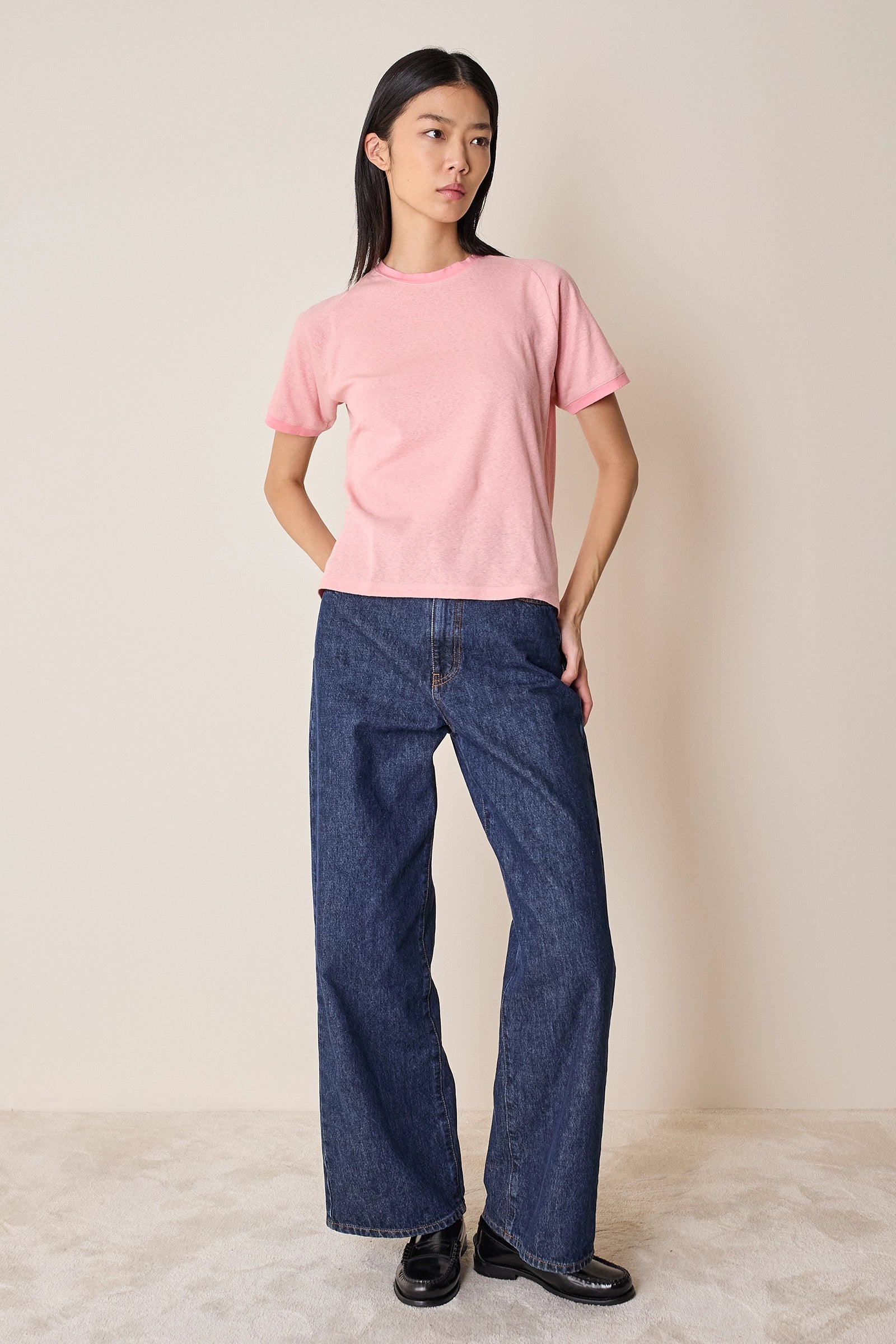 Cotton ringer t-shirt