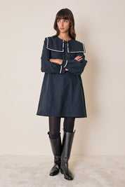 Sailor collar dress