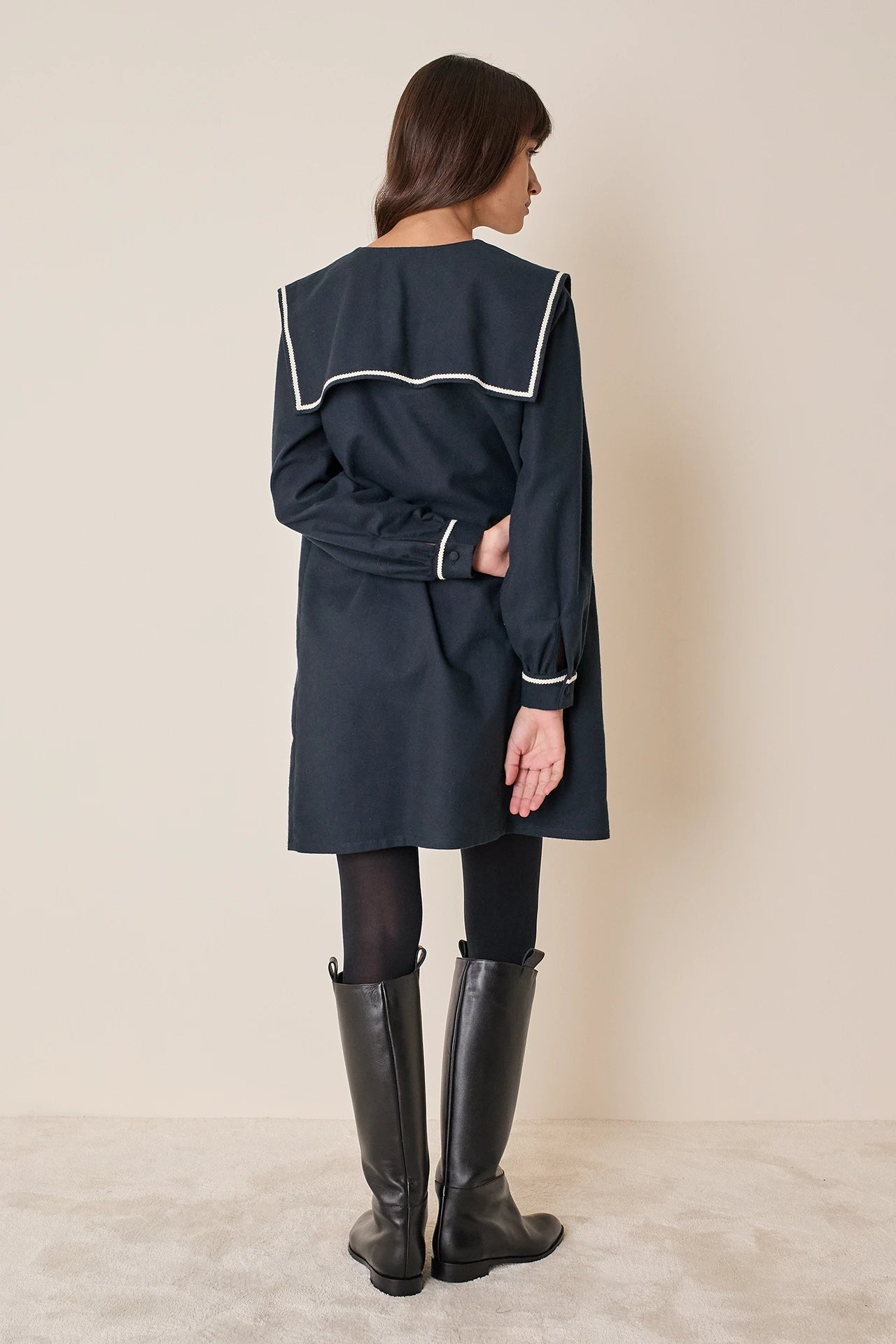 Sailor collar dress