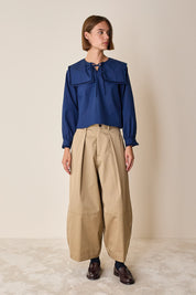 Pantaloni balloon in cotone