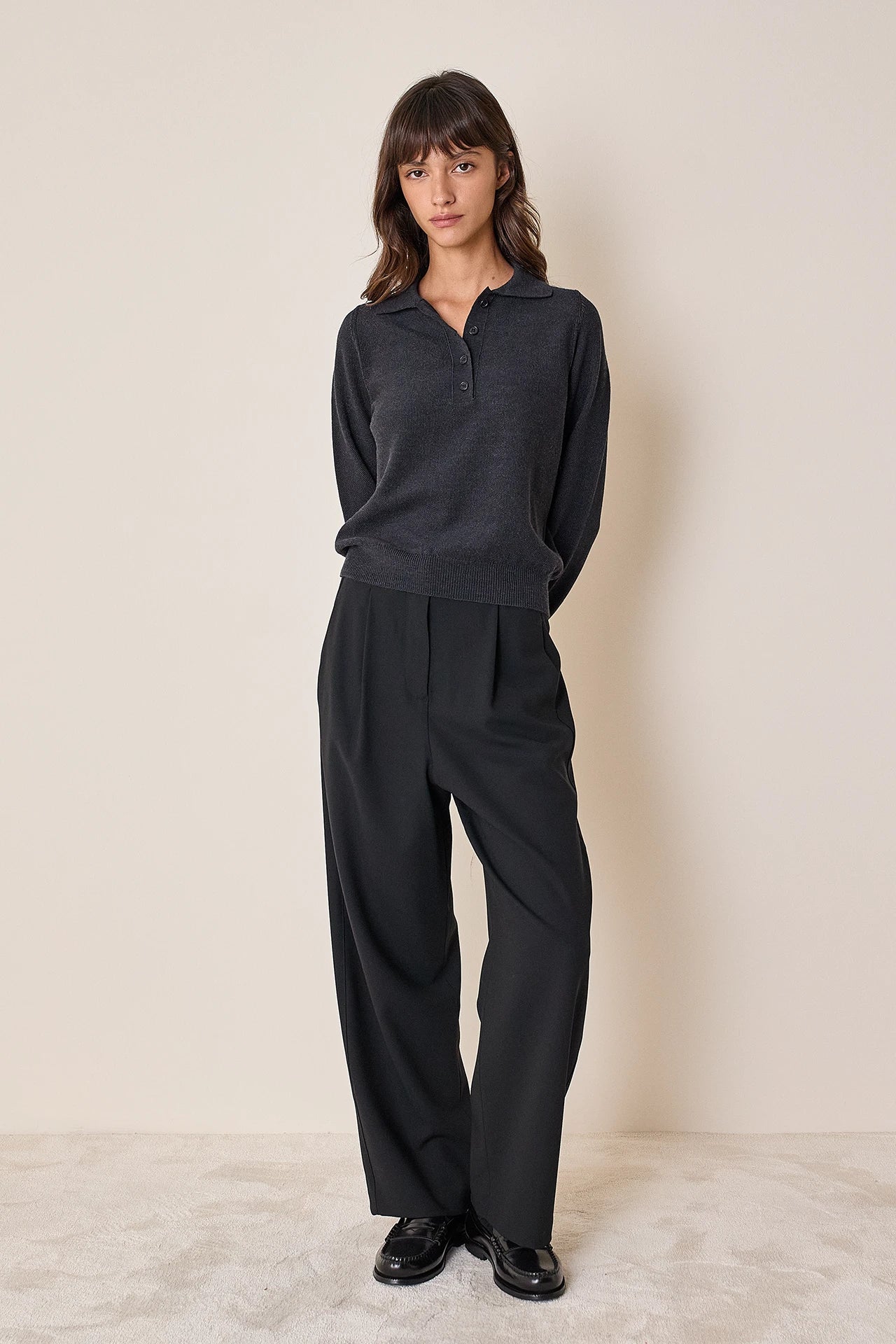 Pantaloni con pinces