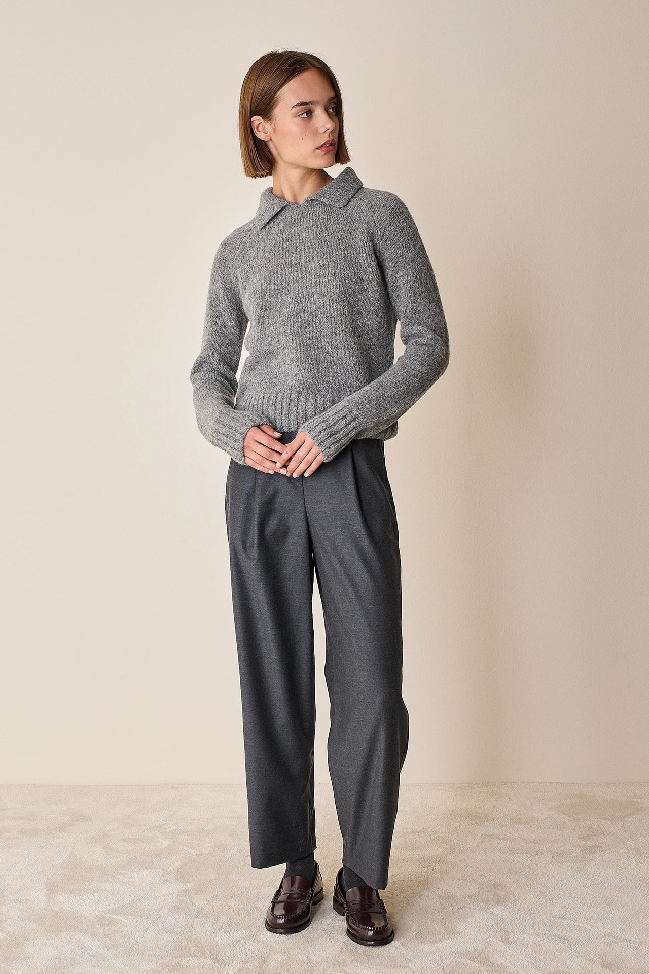 Pantaloni con pinces