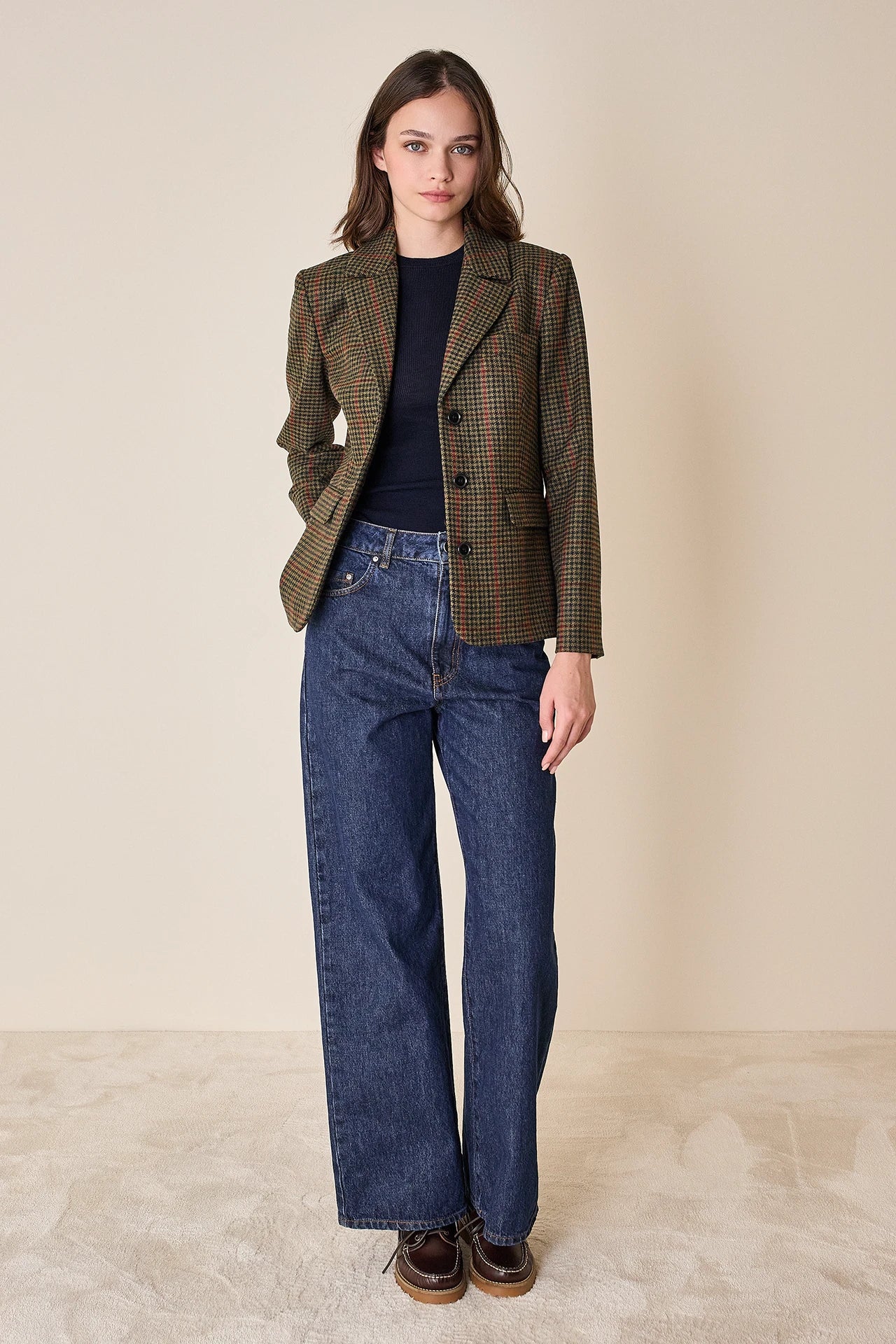 Houndstooth wool jacket – lazzarionline