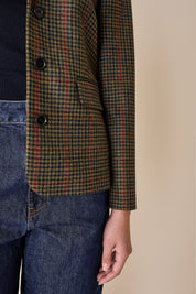 Giacca in lana pied-de-poule