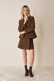 Gonna con pieghe a cannoncino