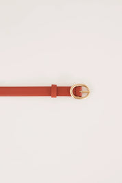 Cintura sottile con fibbia ovale