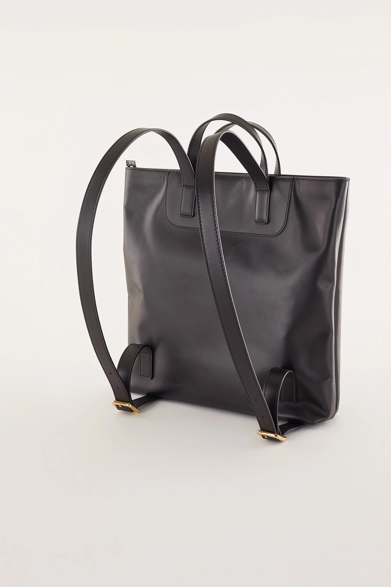 Leather backpack