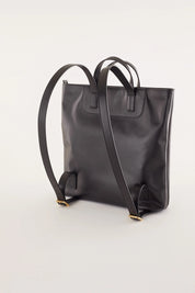 Leather backpack