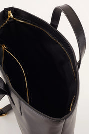 Leather backpack