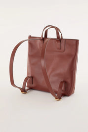 Leather backpack