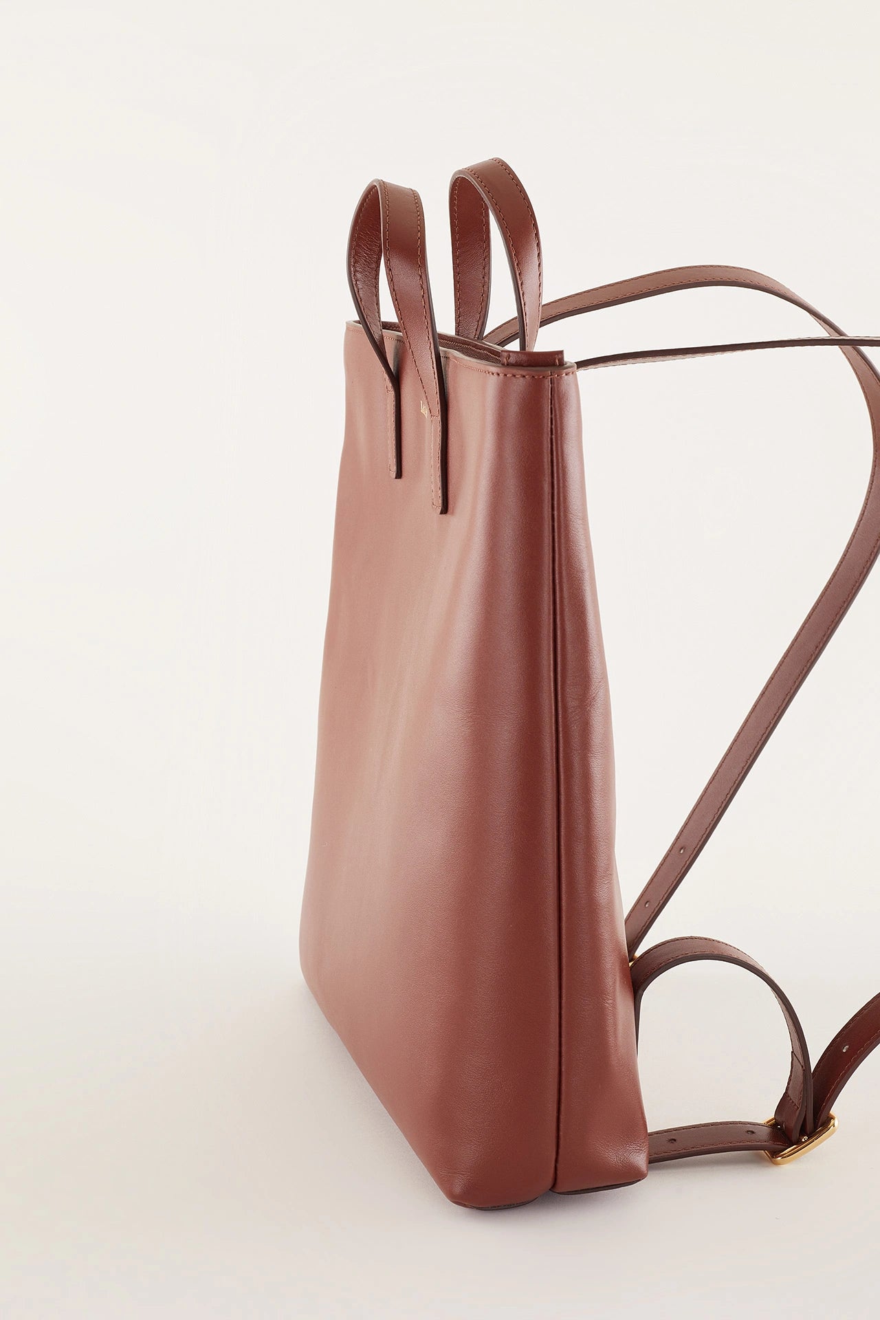 Leather backpack