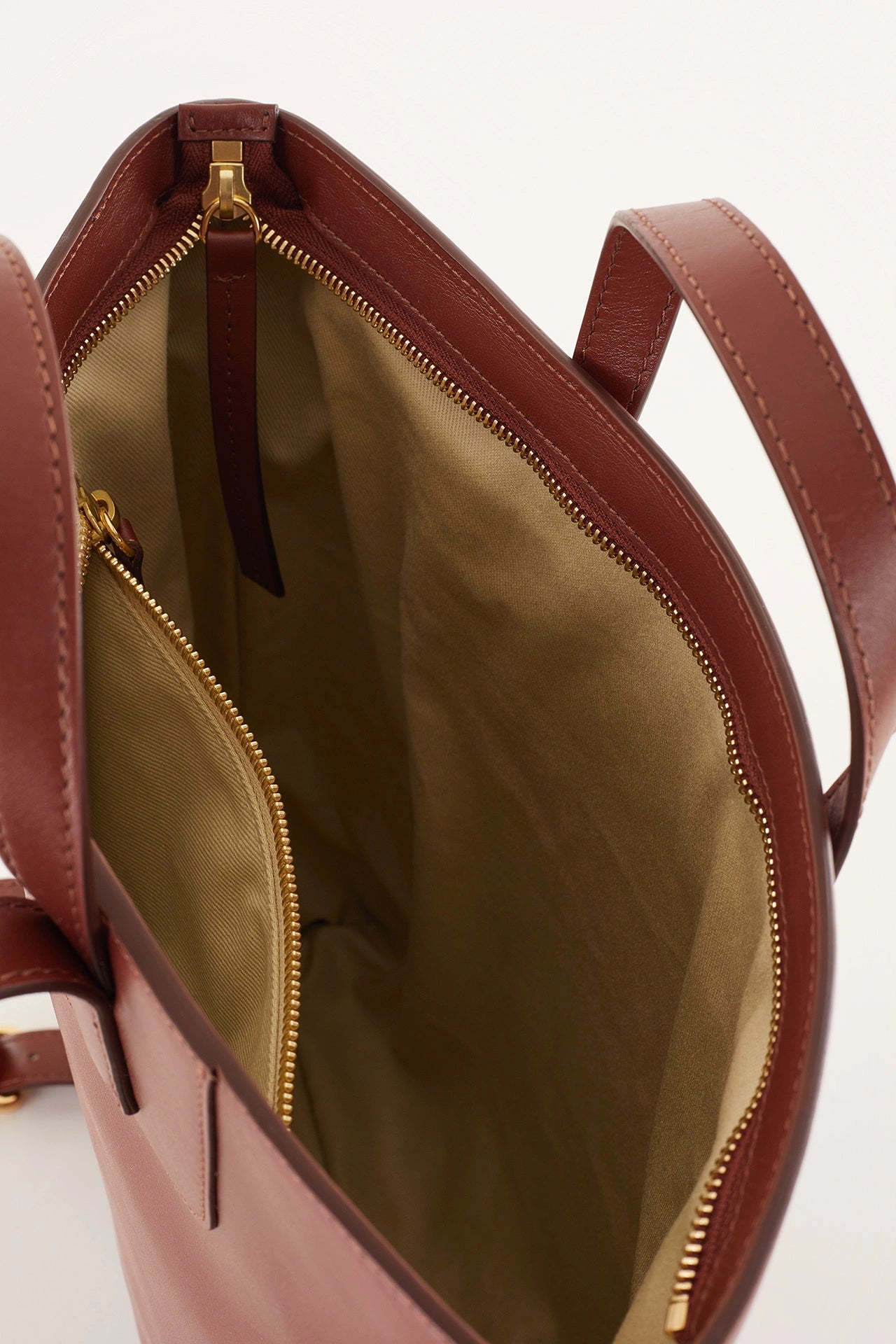 Leather backpack