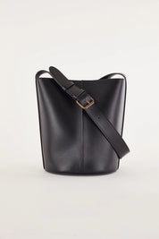 Borsa a secchiello in pelle