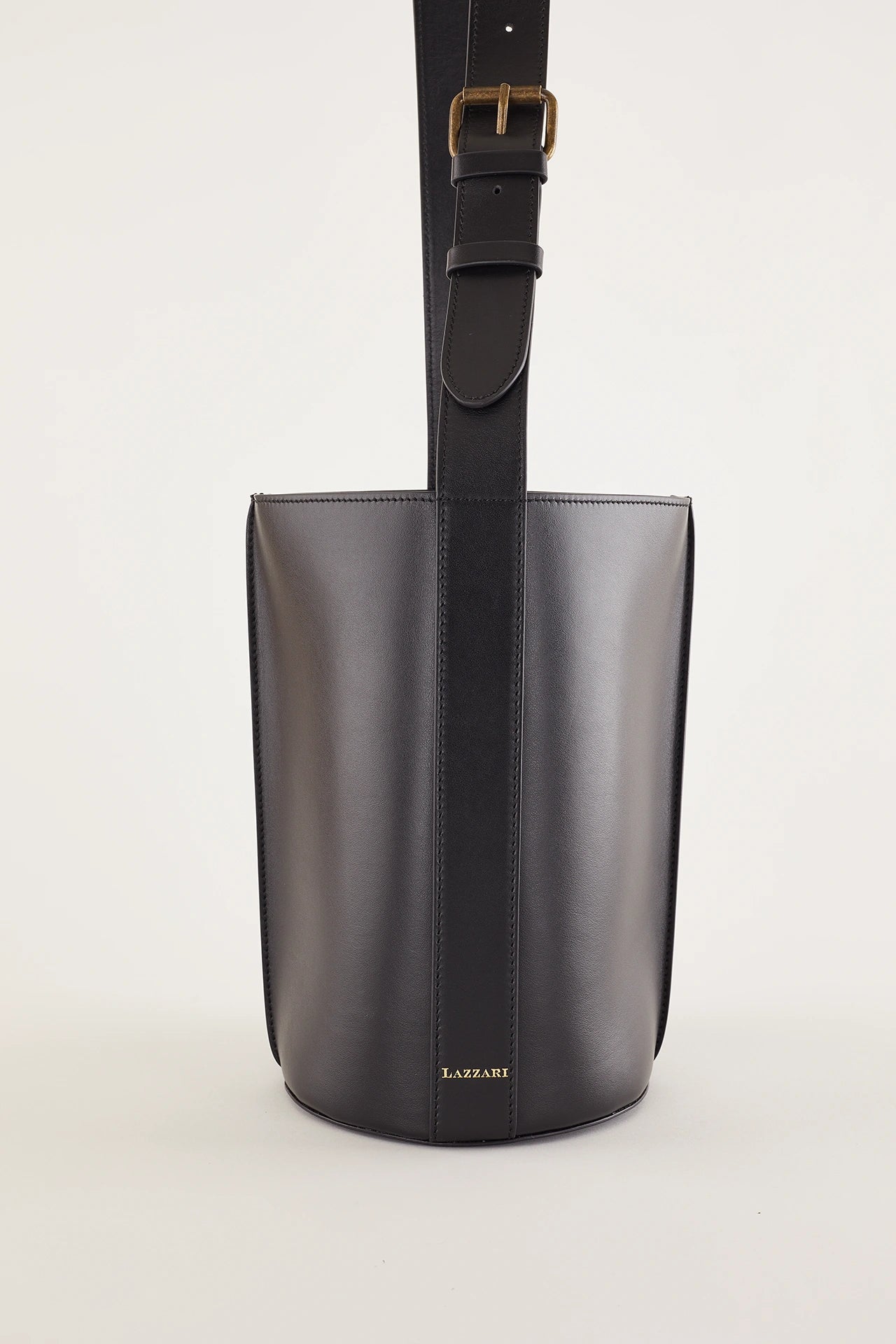 Borsa a secchiello in pelle