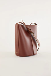 Borsa a secchiello in pelle