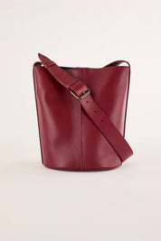 Borsa a secchiello in pelle