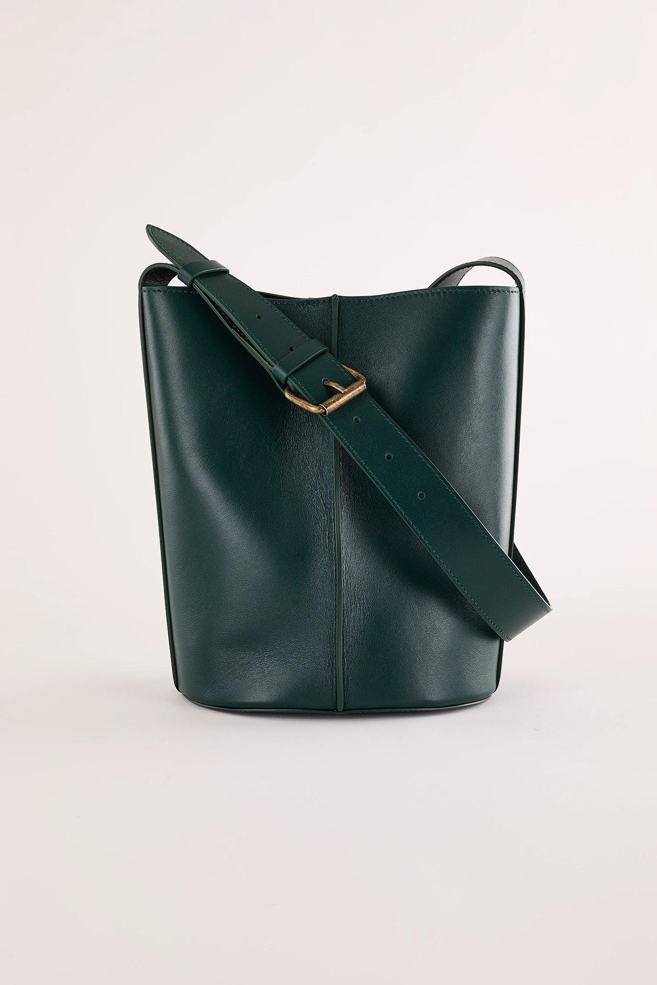 Borsa a secchiello in pelle