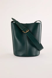 Borsa a secchiello in pelle