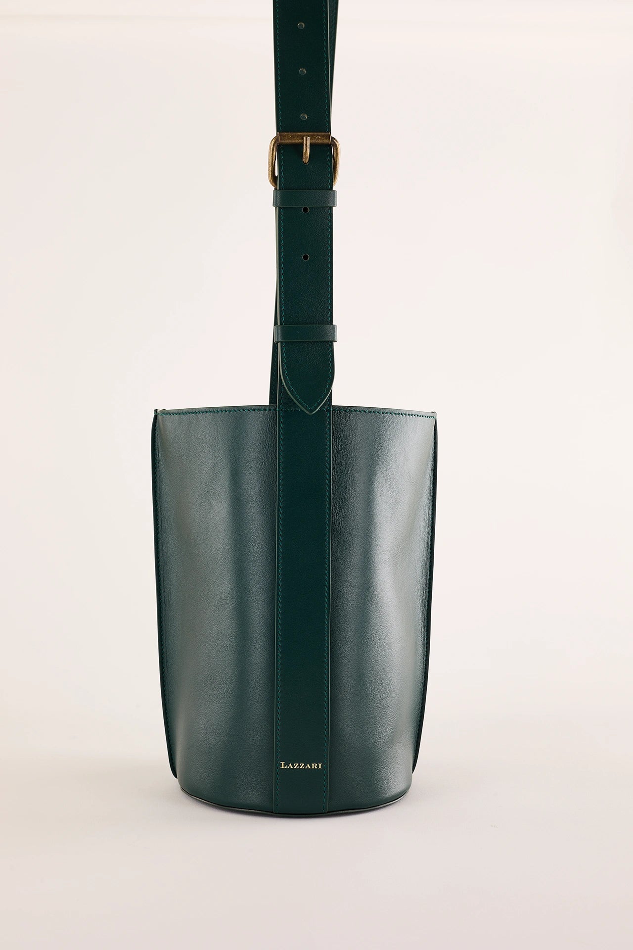 Borsa a secchiello in pelle