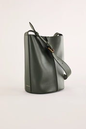 Borsa a secchiello in pelle