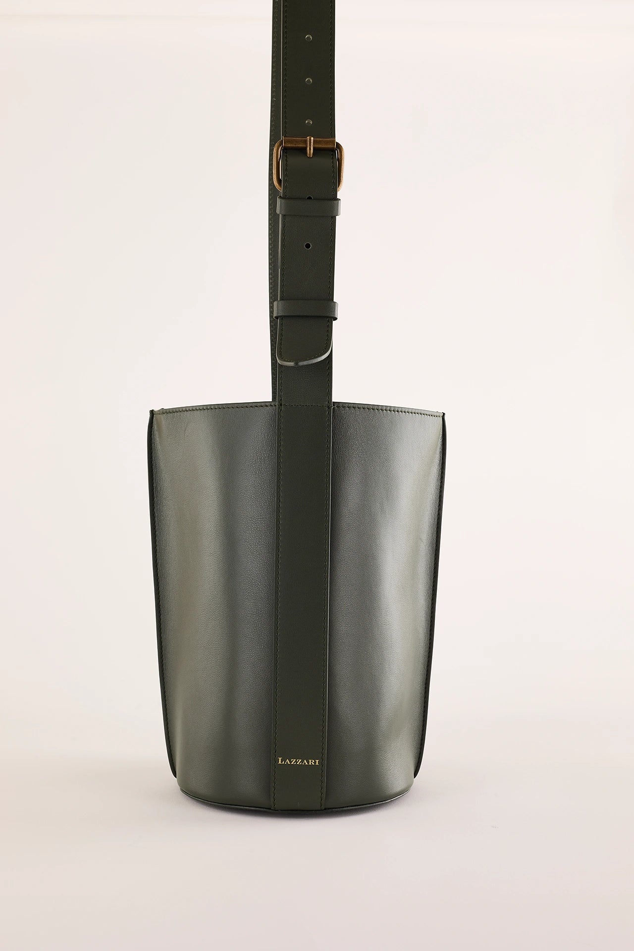 Borsa a secchiello in pelle