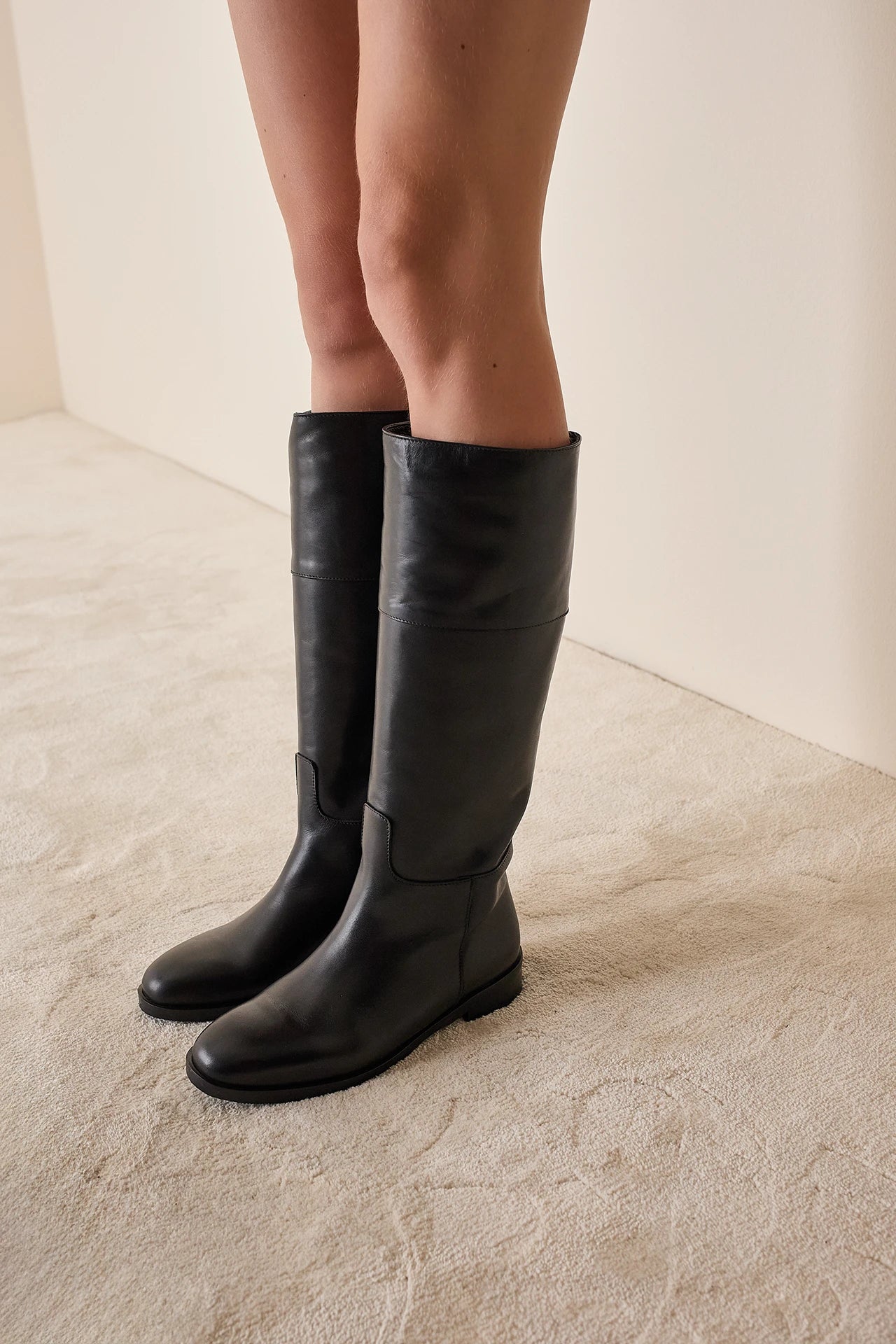 Stivali Lazzari Cavallerizza Leather Stivali Fondo Gomma Gaia