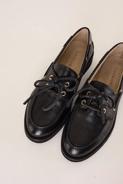 Rubber-soled boat shoes