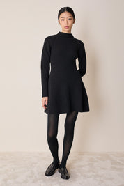 Knitted ribbed dress