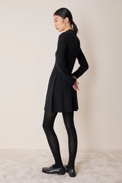 Knitted ribbed dress