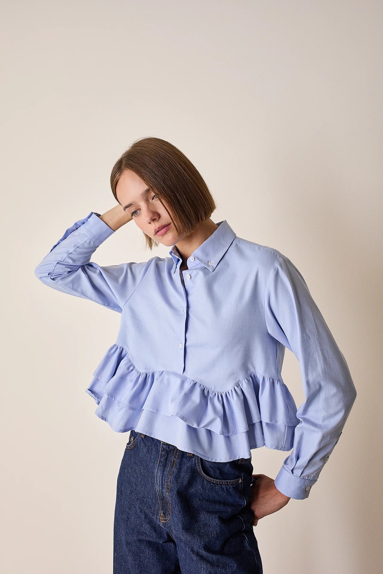 Camicia button-down con balzine