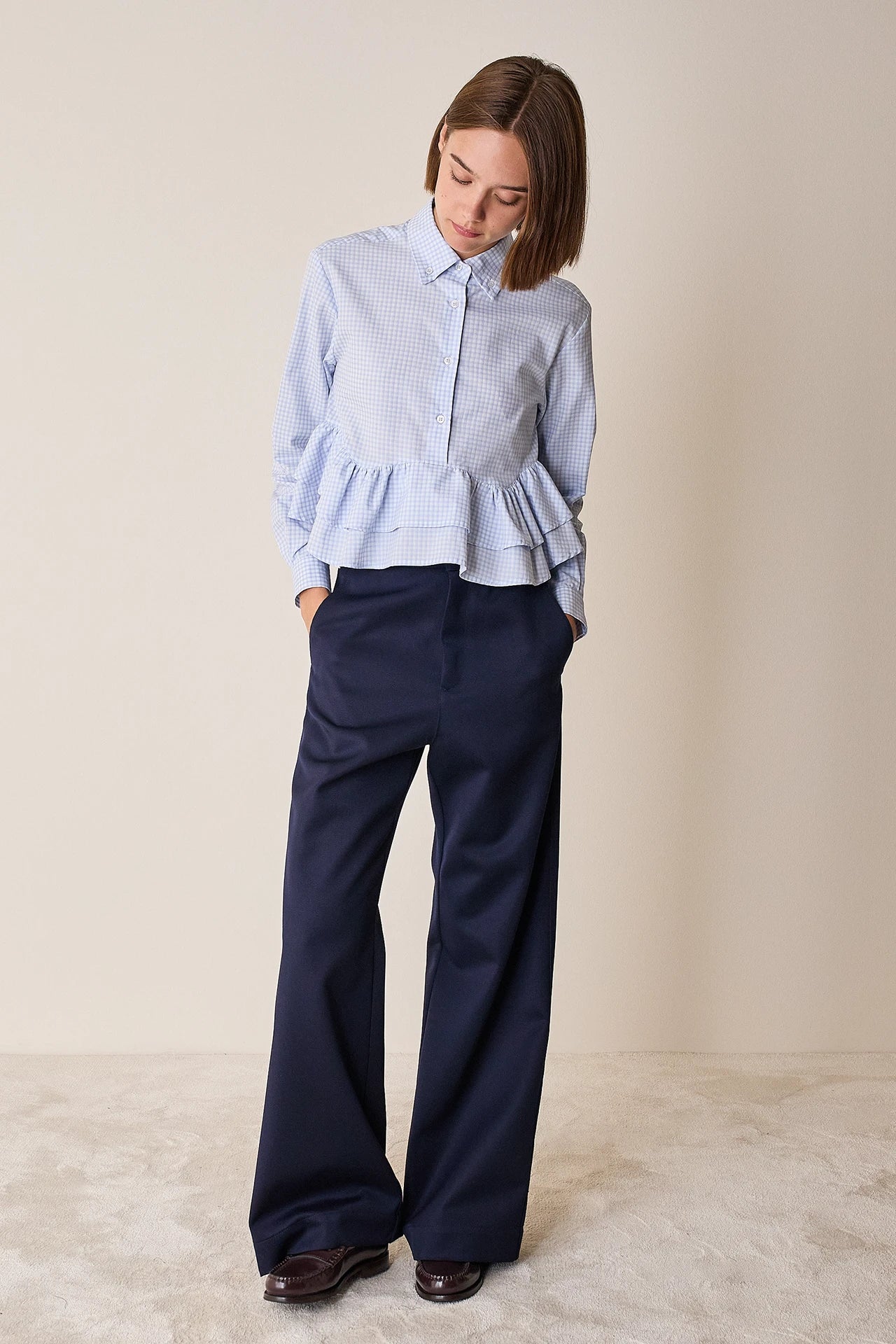 Camicia button-down con balzine