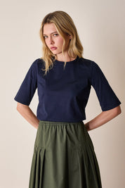 T-shirt in cotone a mezza manica