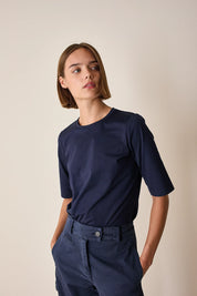 T-shirt in cotone a mezza manica