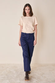 Pantaloni fatigue con alamari