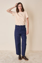 Pantaloni fatigue con alamari