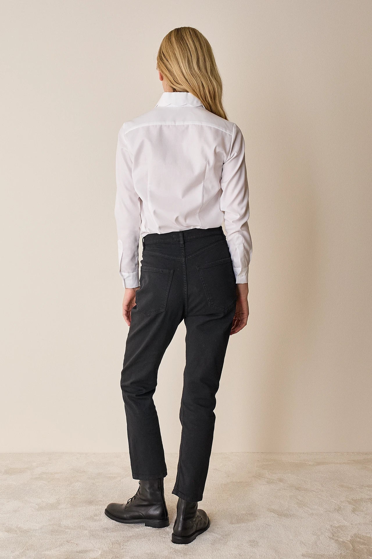 Camicia con colletto petali