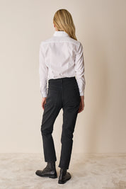Camicia con colletto petali