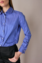 French collar cotton shirt