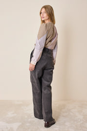 Camicia patchwork in cotone