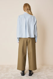 Camicia a scatolina con pieghe