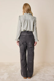 Camicia con volant