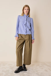 Camicia con volant