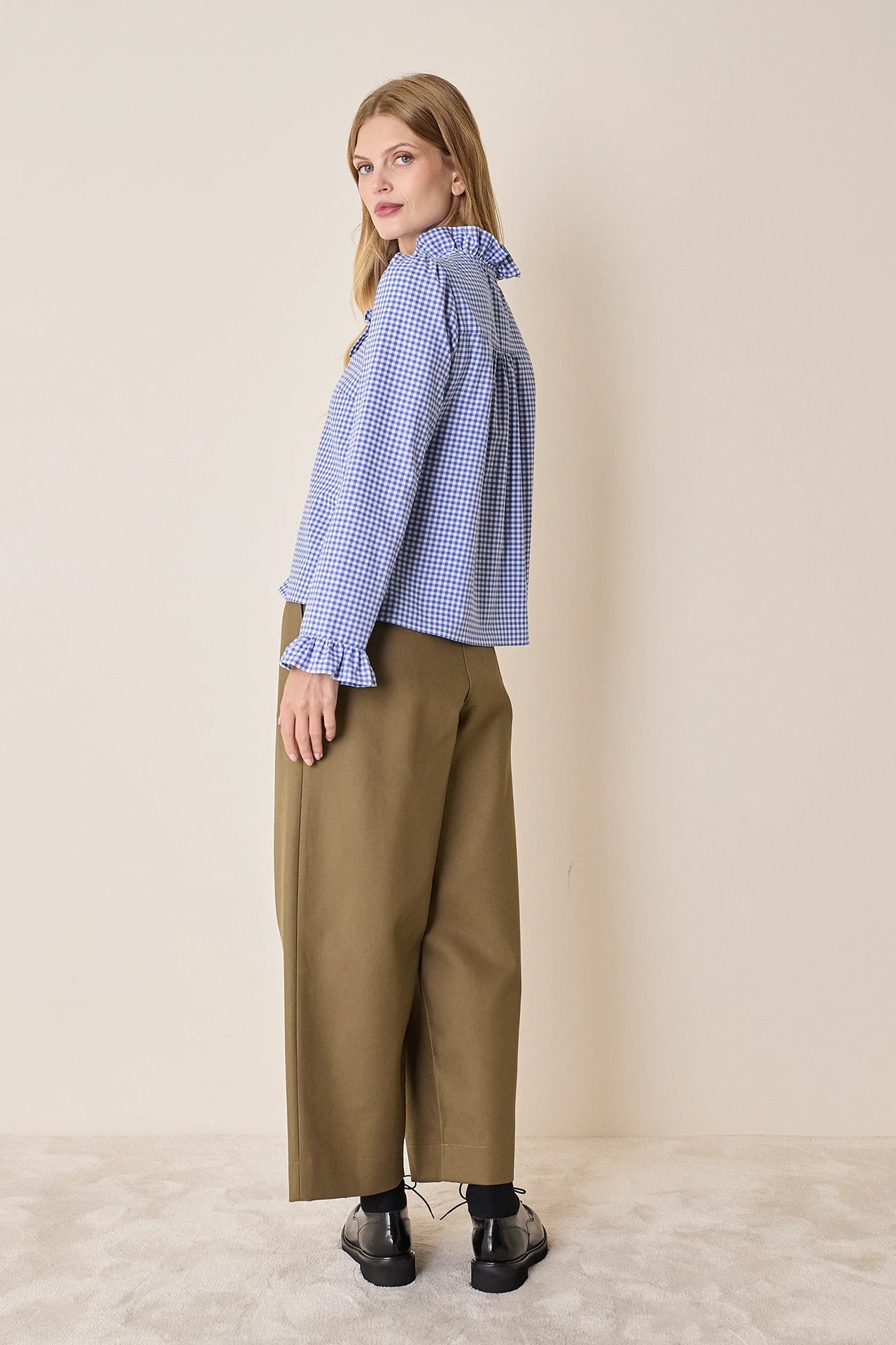 Camicia con volant