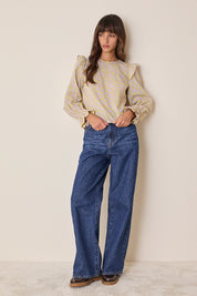 Top con volant – Made with Liberty Fabrics