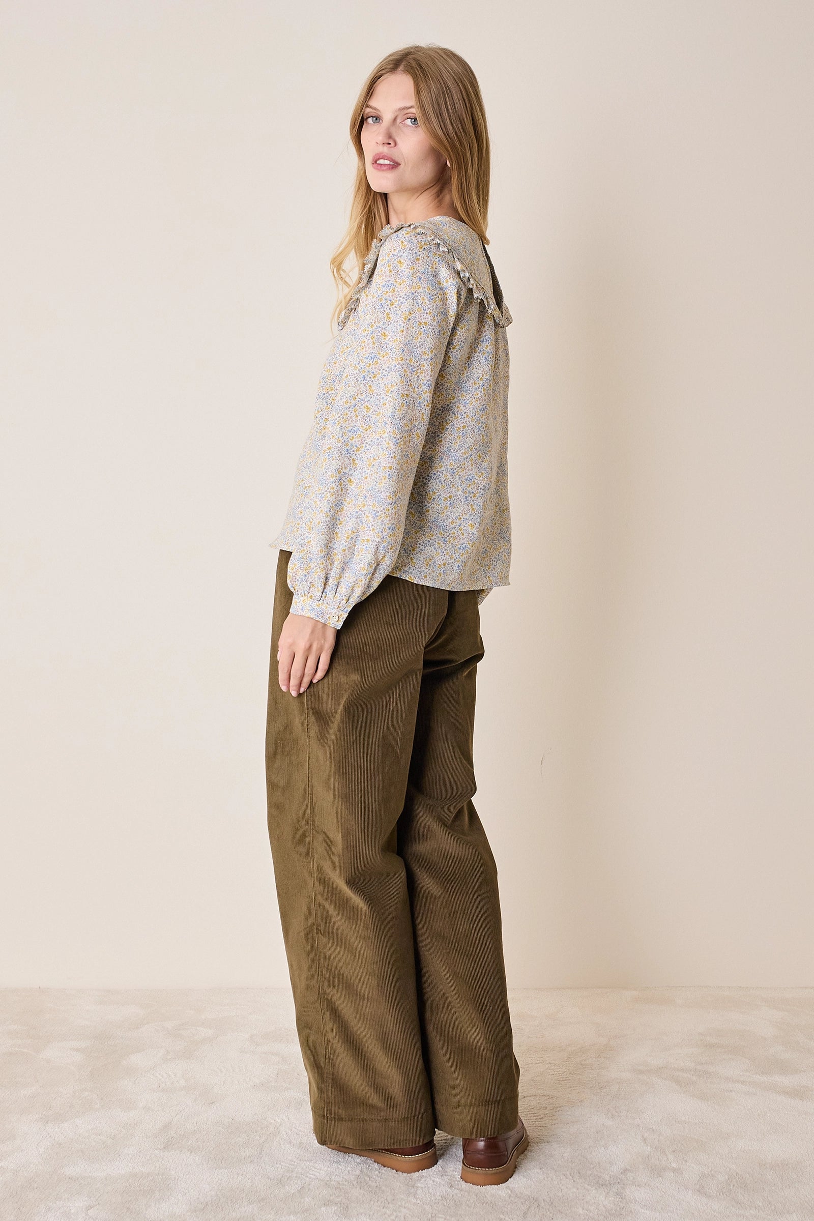 Top con maxi colletto – Made with Liberty Fabrics