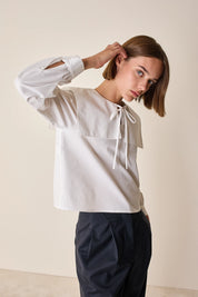 Sailor top in cotone
