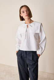 Sailor top in cotone